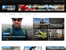 Tablet Screenshot of feedthehabit.com